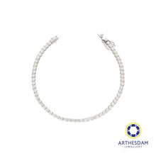 Load image into Gallery viewer, Arthesdam Jewellery 18K White Gold Diamond Tennis Bracelet