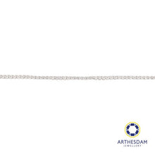 Load image into Gallery viewer, Arthesdam Jewellery 18K White Gold Diamond Tennis Bracelet