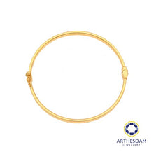 Load image into Gallery viewer, Arthesdam Jewellery 916 Gold Sui Sui Bing Glitter Round Bangle