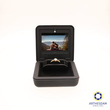 Load image into Gallery viewer, Arthesdam Jewellery Engagement Ring Box with Custom Video Display
