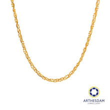 Load image into Gallery viewer, Arthesdam Jewellery 916 Gold Snake Chain with Small Ball Braided Chain