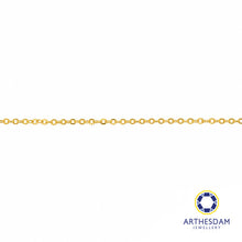 Load image into Gallery viewer, Arthesdam Jewellery 916 Gold Shiny Polo Bracelet