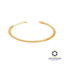 Load image into Gallery viewer, Arthesdam Jewellery 916 Gold Snake Bracelet