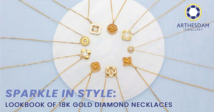 Sparkle in Style: A Lookbook of 18K Gold Diamond Necklaces