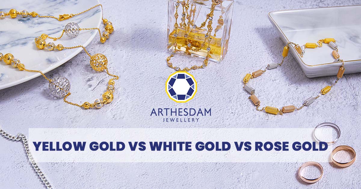 Yellow Gold vs White Gold vs Rose Gold