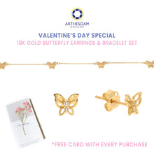 Load image into Gallery viewer, Valentine&#39;s Day Special - 18K Butterfly Set
