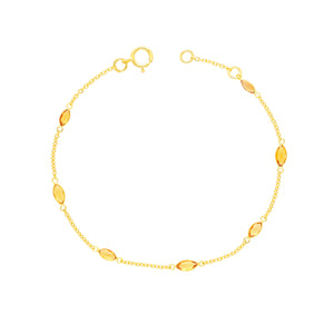 Arthesdam Jewellery 18K Yellow Gold Jaymee Bracelet (Yellow Sapphire)