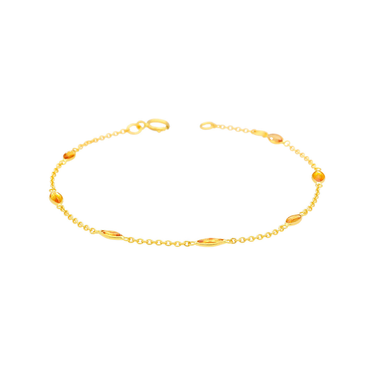Arthesdam Jewellery 18K Yellow Gold Jaymee Bracelet (Yellow Sapphire)