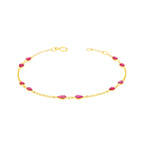 Arthesdam Jewellery 18K Yellow Gold Cheyenne Ruby Bracelet