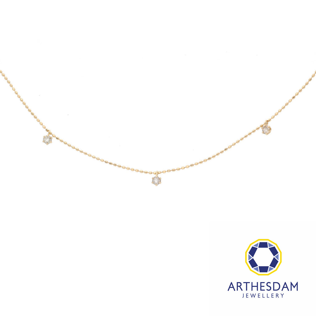 Arthesdam Jewellery 18K Yellow Gold 0.30CT Diamond Necklace