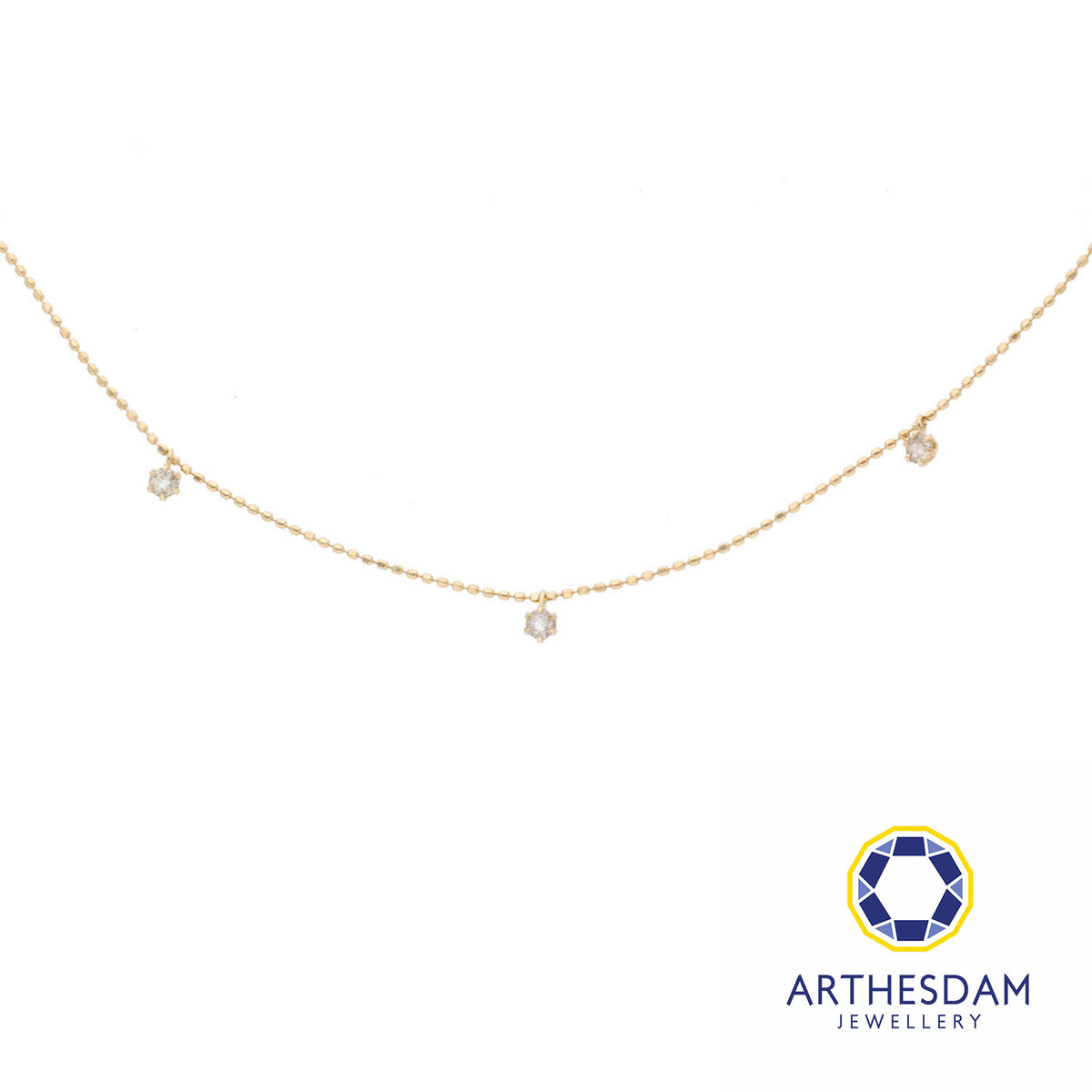 Arthesdam Jewellery 18K Yellow Gold 0.30CT Diamond Necklace