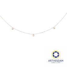 Load image into Gallery viewer, Arthesdam Jewellery 18K White Gold 0.30CT Diamond Necklace
