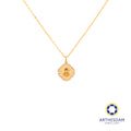 Arthesdam Jewellery 18K Gold Clover Gourd 0.07CT Diamond Necklace