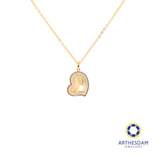 Load image into Gallery viewer, Arthesdam Jewellery 18K Gold Heart with 0.015CT Diamond Necklace

