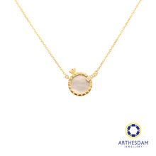 Load image into Gallery viewer, Arthesdam Jewellery 18K Gold Mother-of-pearl FOREVER 0.075CT Diamond Necklace
