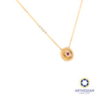 Arthesdam Jewellery 18K Gold 0.04CT Ruby & 0.049CT Diamonds Numeral Necklace