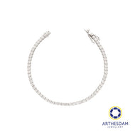Arthesdam Jewellery 18K White Gold Diamond Tennis Bracelet