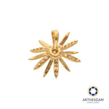 Load image into Gallery viewer, Arthesdam Jewellery 18K Yellow Gold with Diamond Flower Pendant
