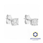 Arthesdam Jewellery 18K White Gold with Diamond Solitaire Earrings