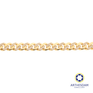 Arthesdam Jewellery 18K Yellow Gold Sparkling Cowboy Bracelet