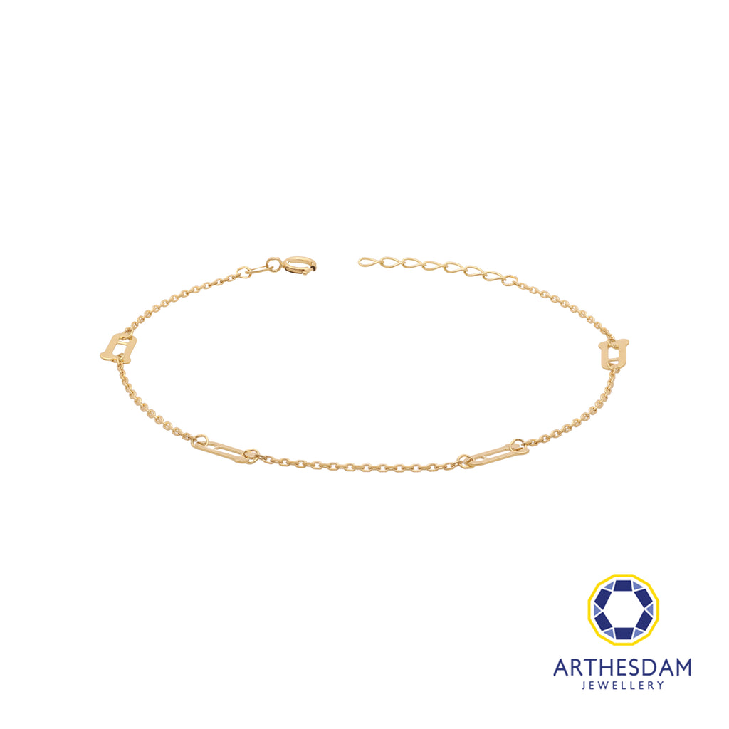 Arthesdam Jewellery 18K Yellow Gold Minimalist Rocket Bracelet