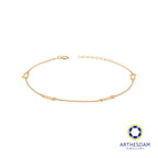 Arthesdam Jewellery 18K Yellow Gold Minimalist Rocket Bracelet