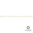 Arthesdam Jewellery 18K Yellow Gold Minimalist Rocket Bracelet