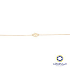 Arthesdam Jewellery 18K Yellow Gold Dainty Love Protection Bracelet
