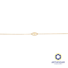 Load image into Gallery viewer, Arthesdam Jewellery 18K Yellow Gold Dainty Love Protection Bracelet

