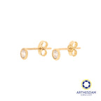 Arthesdam Jewellery 18K Yellow Gold Drop Stone Earrings