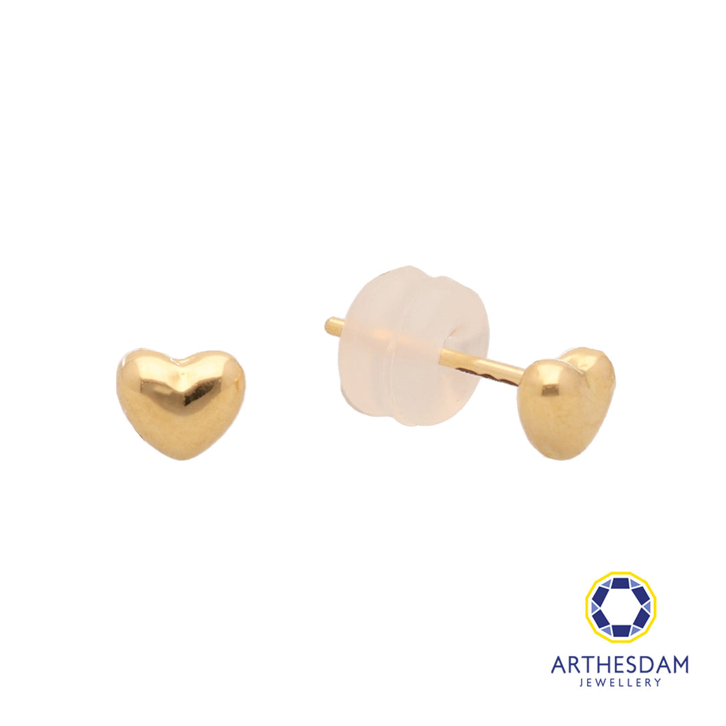 Arthesdam Jewellery 18K Gold Classic Little Heart Earrings