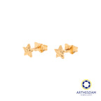 Arthesdam Jewellery 18K Yellow Gold Star Stud Earrings