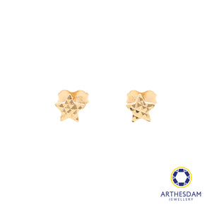 Arthesdam Jewellery 18K Yellow Gold Star Stud Earrings