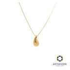 Arthesdam Jewellery 18K Yellow Gold Classy Raindrop Necklace