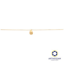 Load image into Gallery viewer, Arthesdam Jewellery 18K Yellow Gold Classy Raindrop Necklace
