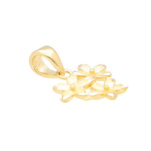 Arthesdam Jewellery 14K Yellow Gold Trio Flower Pendant