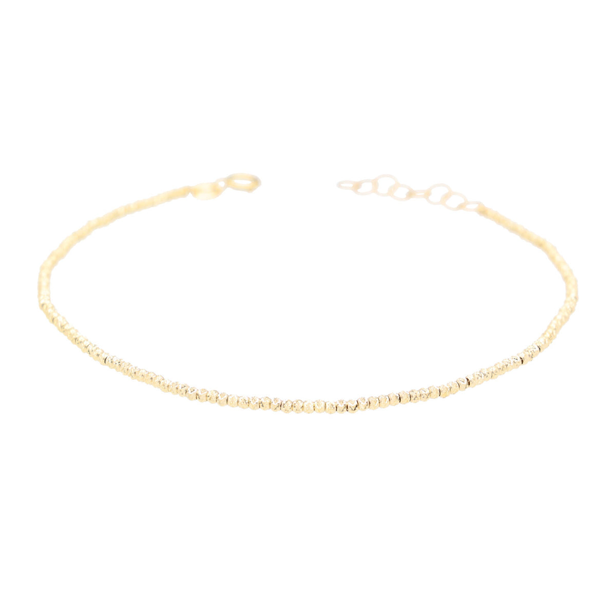 Arthesdam Jewellery 14K Yellow Gold Minimalist Ball Bracelet