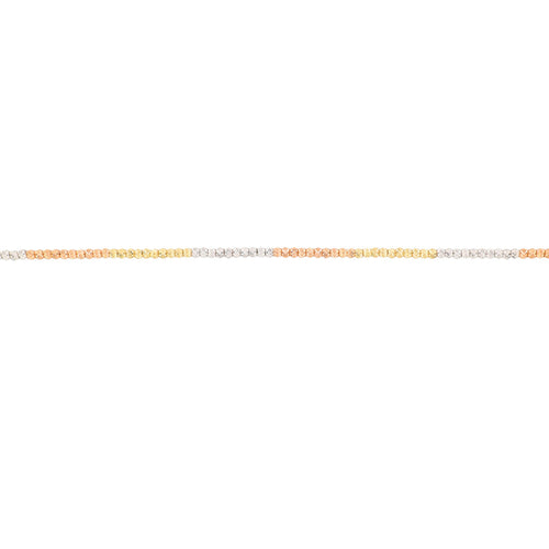 Arthesdam Jewellery 14K Gold 3-Toned Minimalist Ball Bracelet