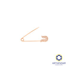 Arthesdam Jewellery 9K Rose Gold Sparkly Brooch