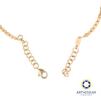 Arthesdam Jewellery 9K Square Bead Bangle Bracelet