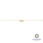 Arthesdam Jewellery 14K Gold Minimalist Trio Ball Necklace