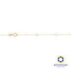 Arthesdam Jewellery 14K Gold Minimalist Trio Ball Necklace