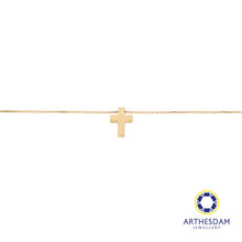 Load image into Gallery viewer, Arthesdam Jewellery 14K Gold Classic Cross Necklace
