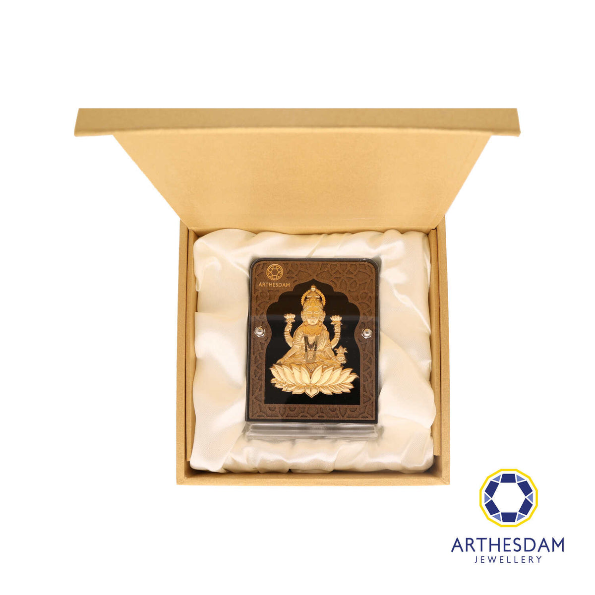 Arthesdam Jewellery 999 Gold Goddess Lakshmi Display Frame
