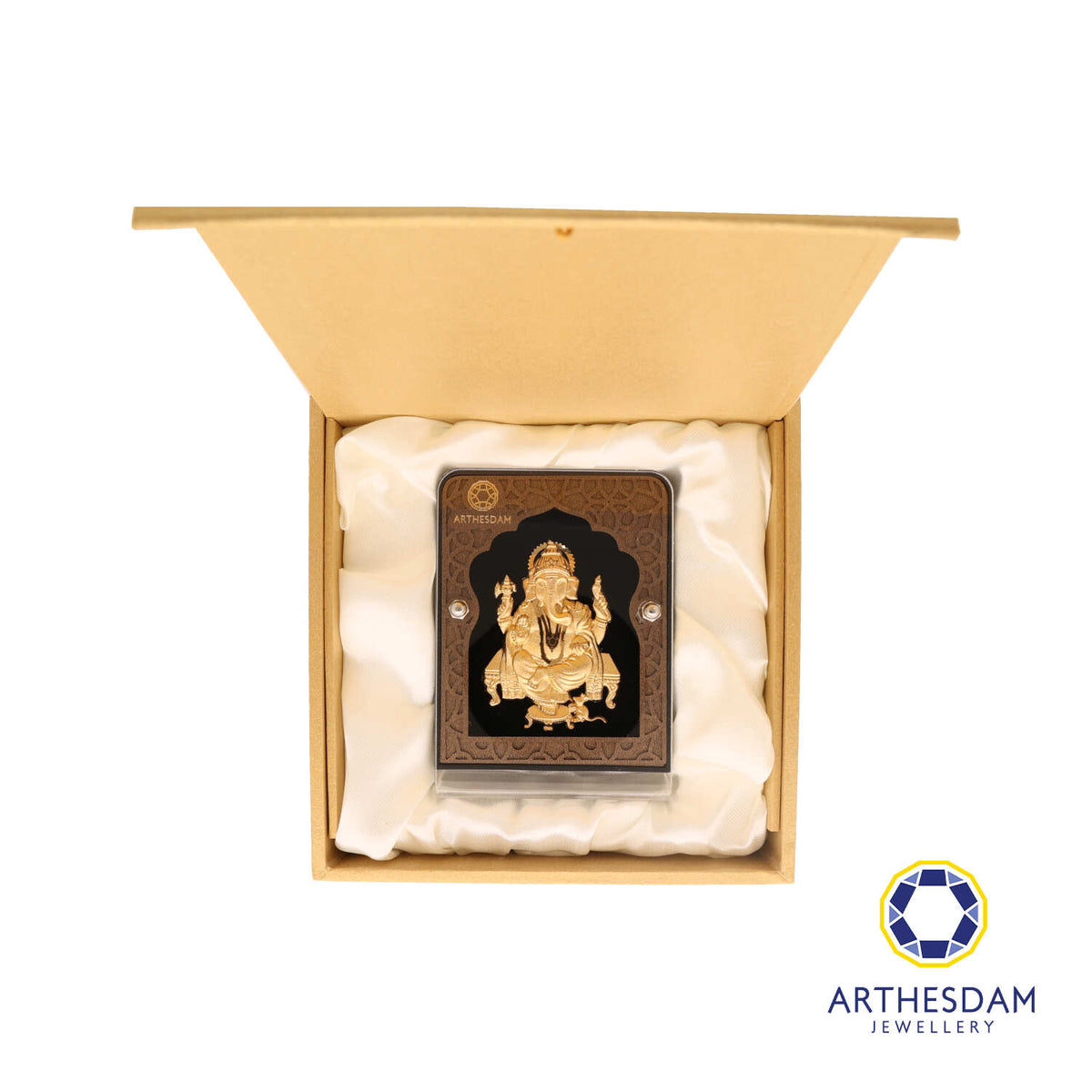 Arthesdam Jewellery 999 Gold Lord Ganesha Display Frame