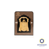 Arthesdam Jewellery 999 Gold God Tirupati Balaji Display Frame