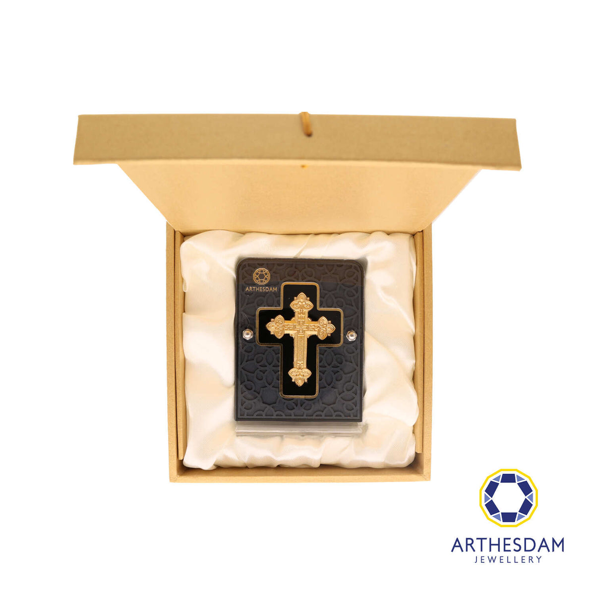 Arthesdam Jewellery 999 Gold Cross of Jesus Display Frame