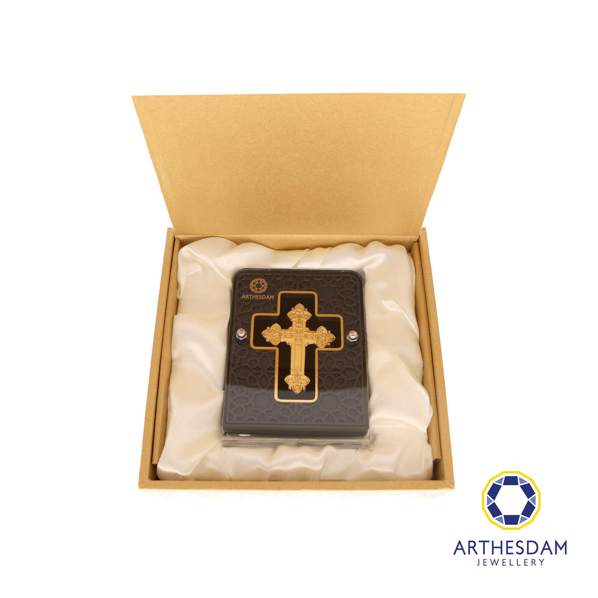 Arthesdam Jewellery 999 Gold Cross of Jesus Display Frame