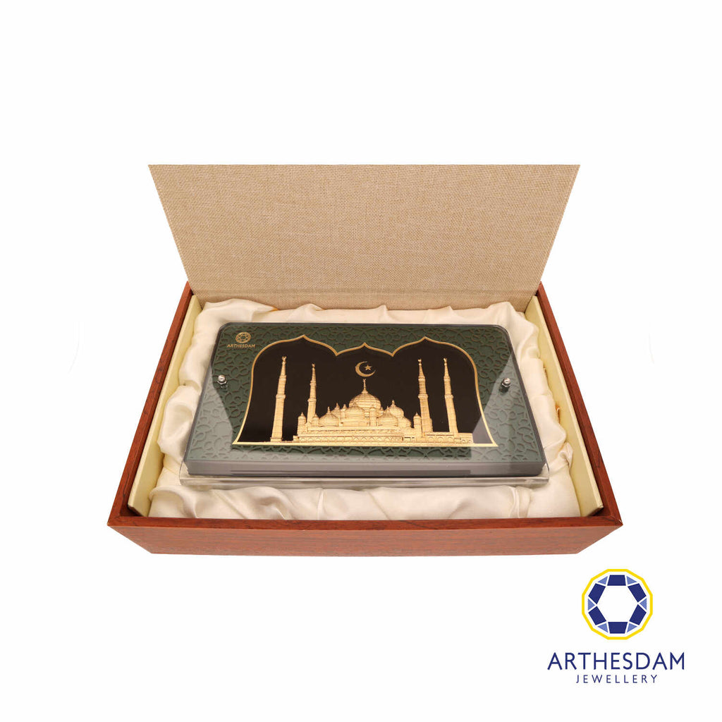 Arthesdam Jewellery 999 Gold Sheikh Zayed Grand Mosque Display Frame