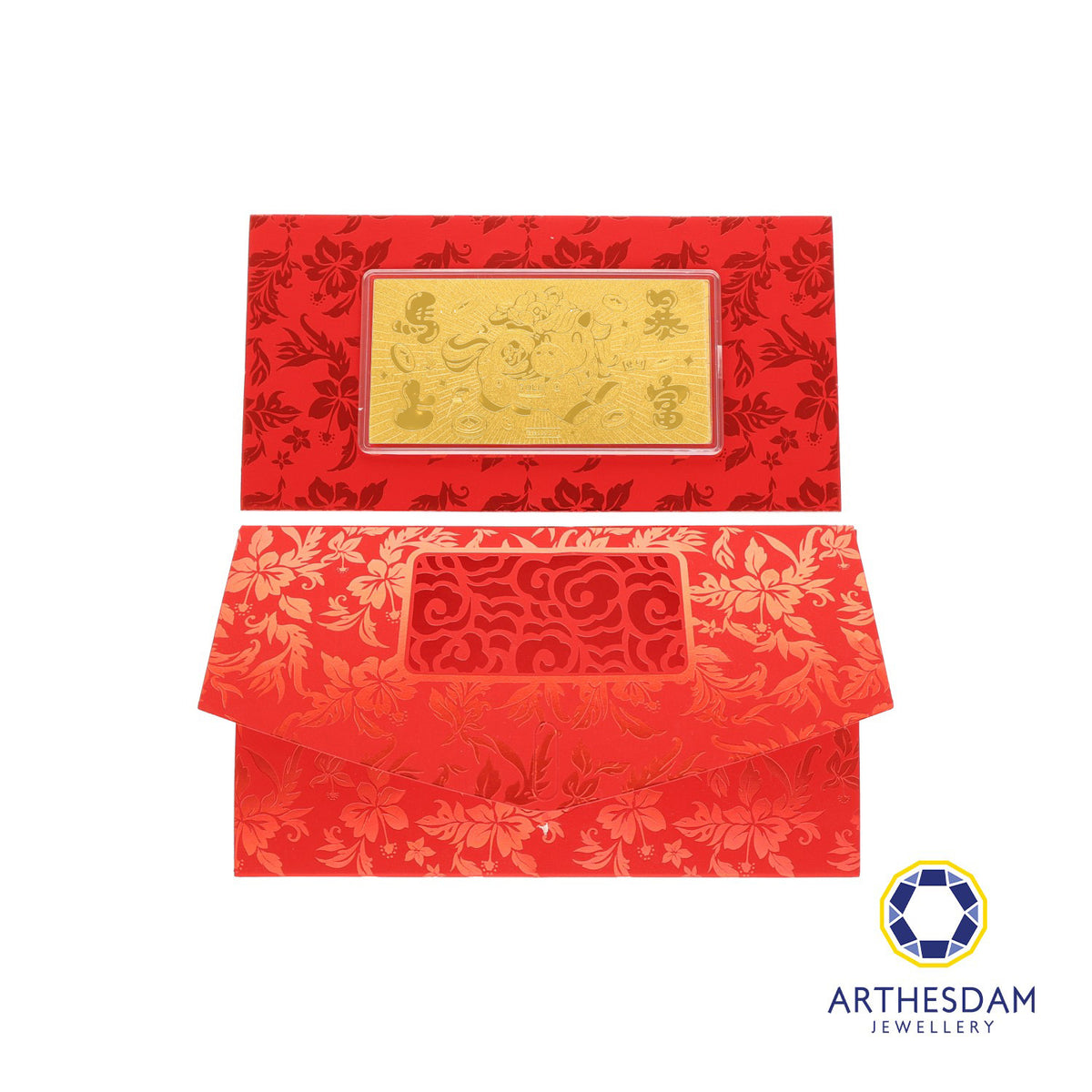 Arthesdam Jewellery 999 Gold Prosperity Gold Bar (1G)